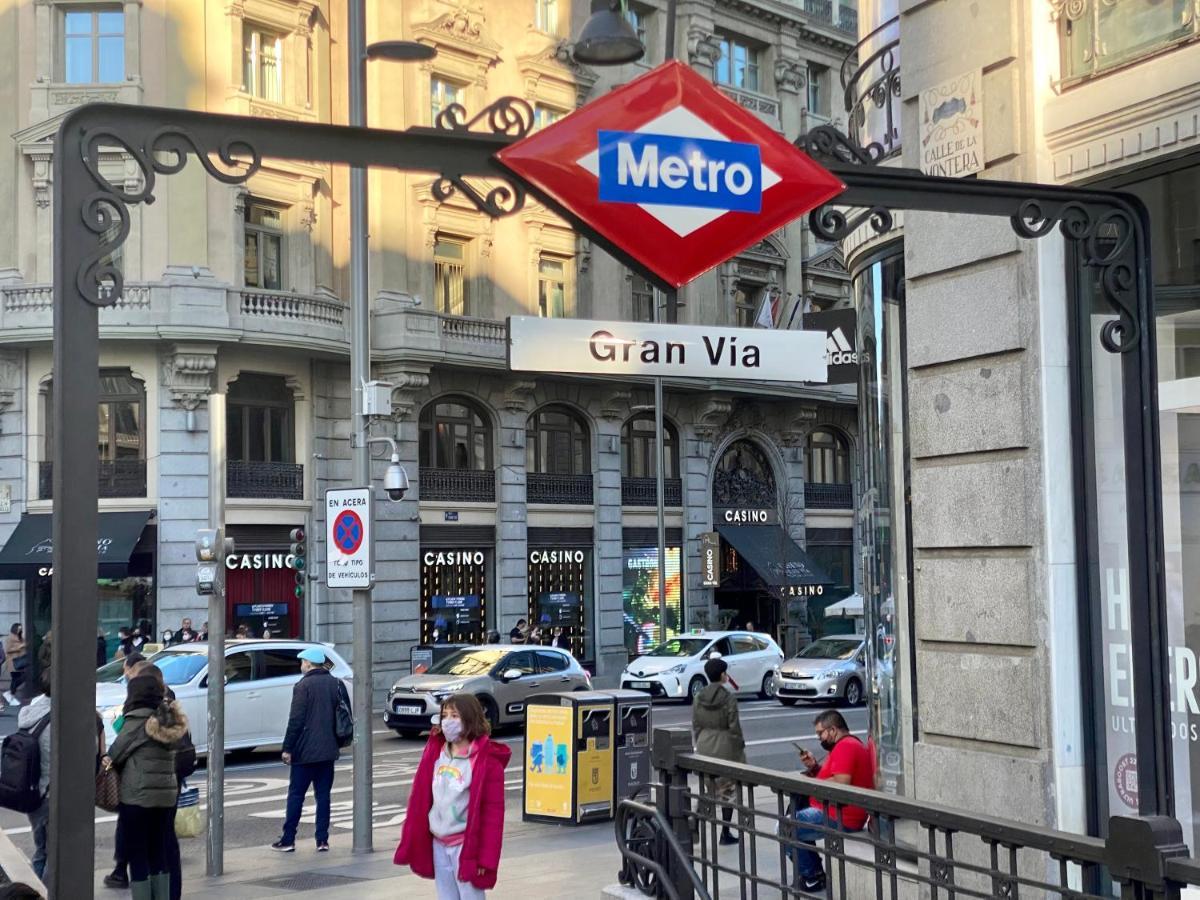 Charming Gran Vía Madrid Apartamento Exterior foto